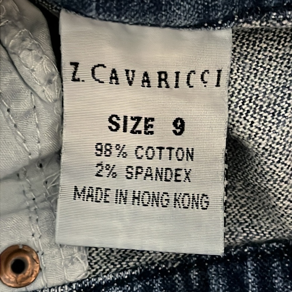 Z. Cavaricci vintage blue jeans size 9 (28 waist) rare find - Picture 9 of 14